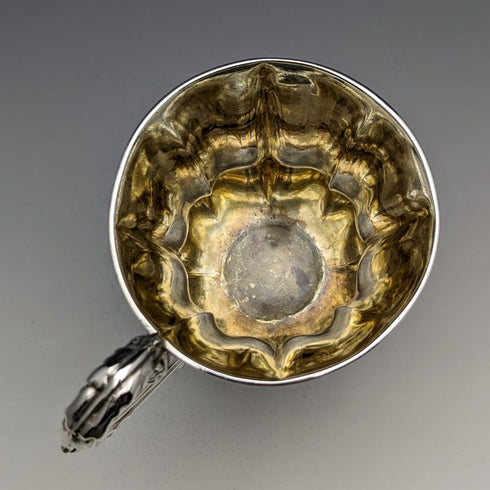 1853年 英国アンティーク 純銀製マグカップ 122g Henry Wilkinson